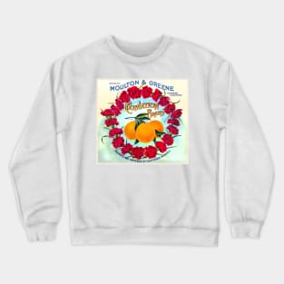 Carnation Brand crate label, 1925 - 1930 Crewneck Sweatshirt